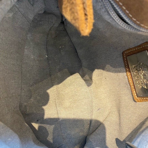 Roots Chelsea brown leather shoulder bag.. - Picture 10 of 11